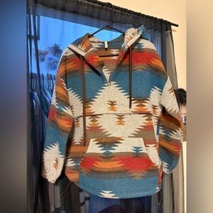 Women’s Aztec sweatshirt/pullover